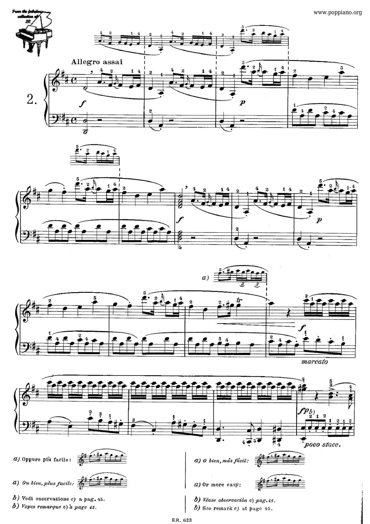 Clementi-Sonatina Op.37 No.2 琴谱/五线谱pdf-香港流行钢琴协会琴谱下载 ★