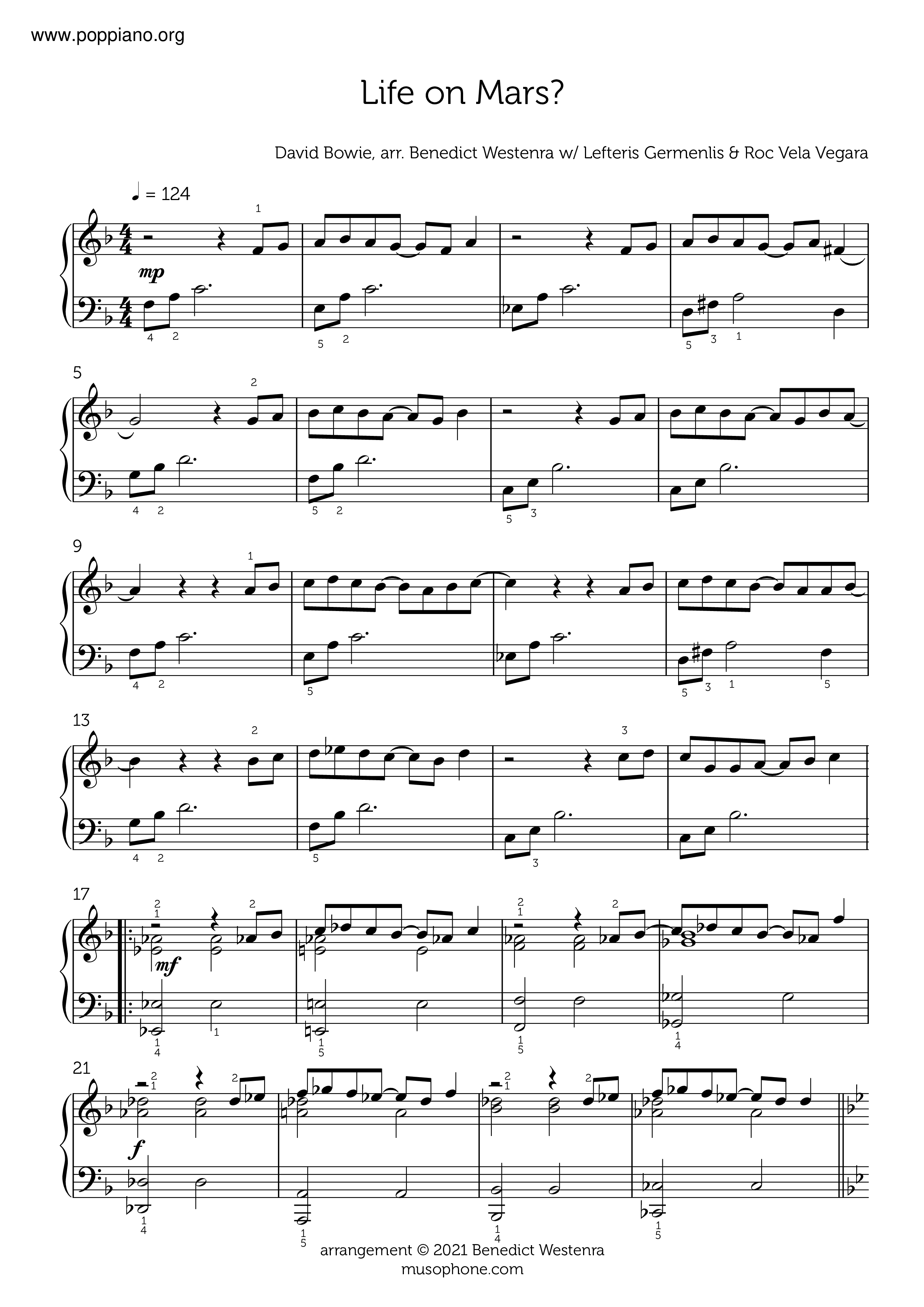chords for life on mars