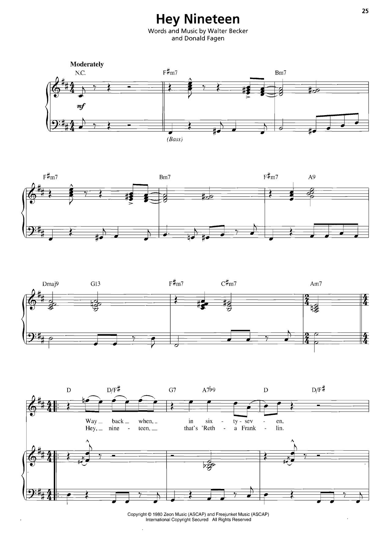 Steely DanHey Sheet Music pdf, Free Score Download ★