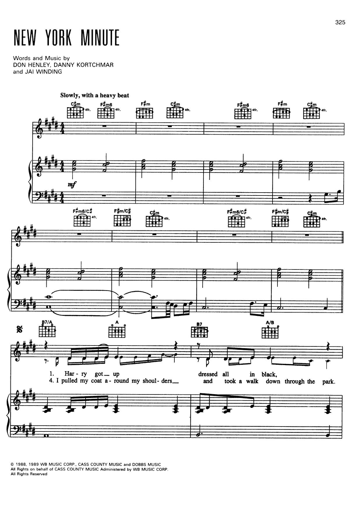 Eagles New York Minute Sheet Music Pdf Free Score Download eagles-new-york-minute-sheet-music-pdf-free-score-download