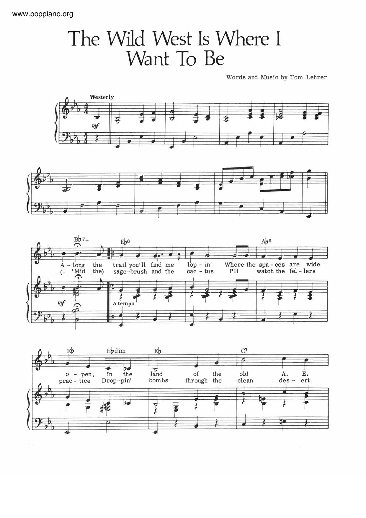 tom-lehrer-the-wild-west-is-where-i-want-to-be-pdf