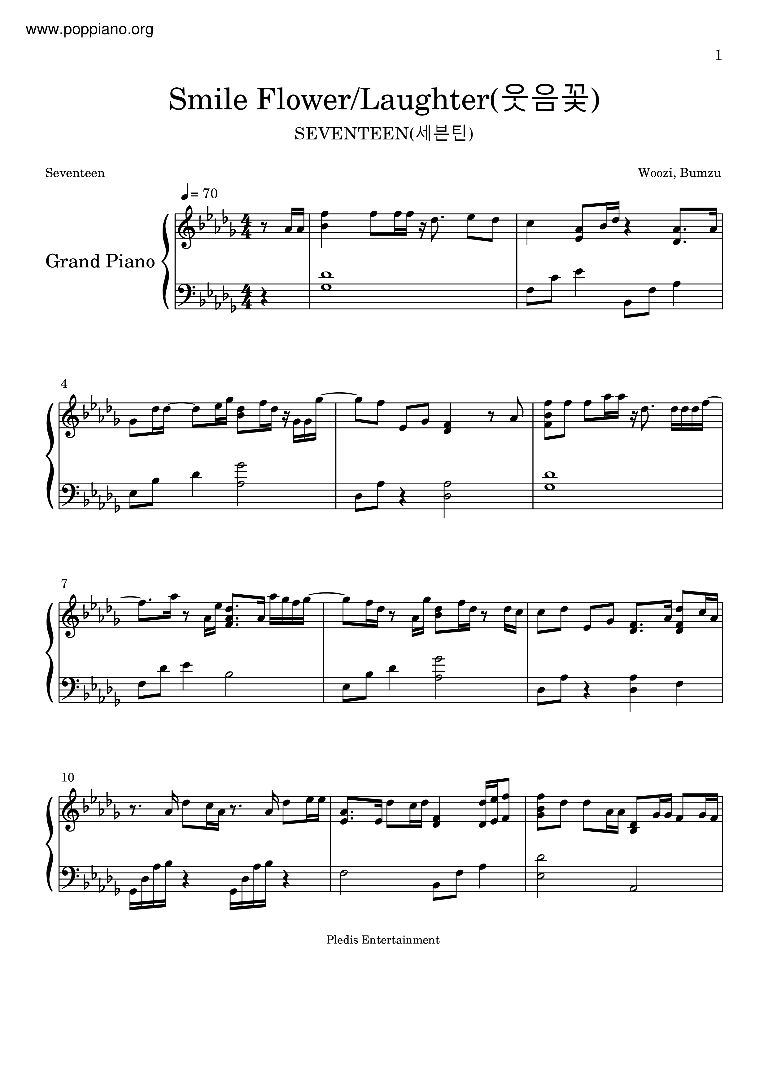 smile flowerPDF琴谱免费下载 香港流行钢琴协会 ★