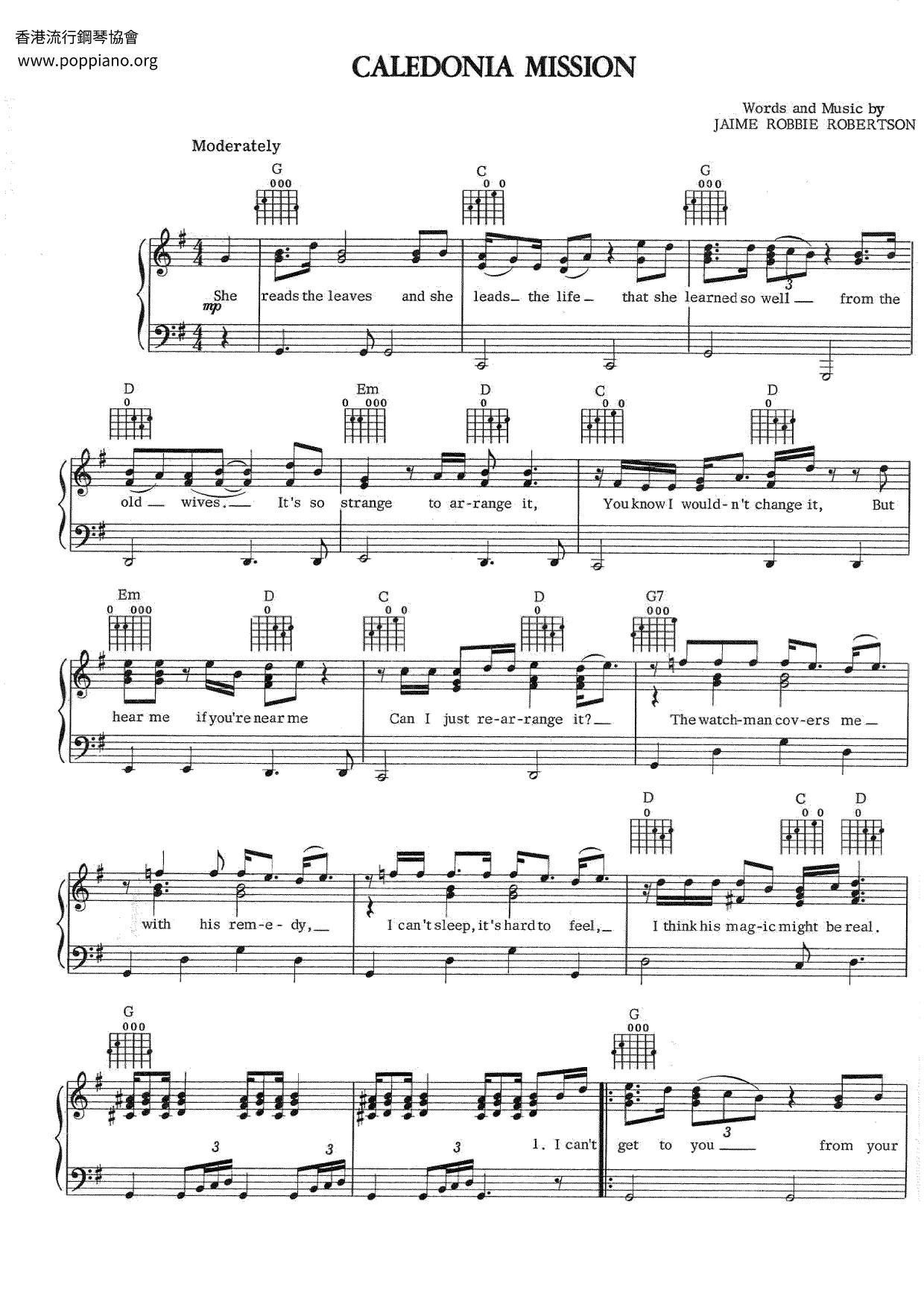 the-band-caledonia-mission-sheet-music-pdf-free-score-download